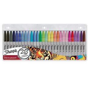 Markery permanentne Sharpie Fine, 28 kolorów